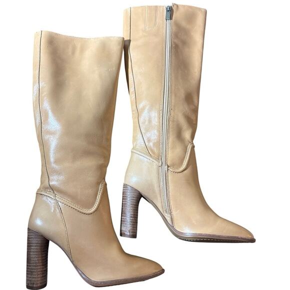 VINCE CAMUTO Evangee Knee High Boot In Sandstone Size 6 M NEW - Picture 2 of 5